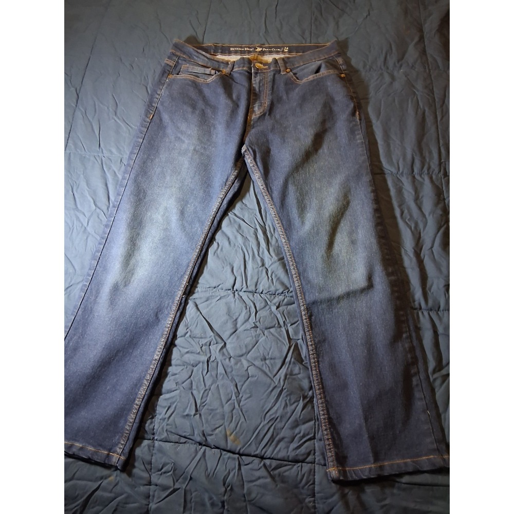 Beverly Hills Polo Club Jeans 34x30 Dark Wash Stretch